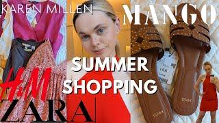 Summer shopping with me (Mango, Zara, H&M on sale) - shopping holiday - London