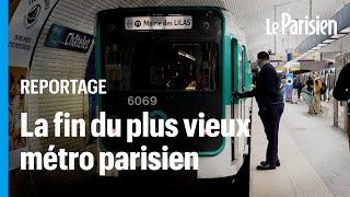 La ligne 11 dit adieu à la plus vieille rame de métro de Paris