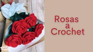 Tutorial Rosas Tejidas a Crochet FácilMayelin Ros