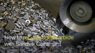 How to recycle solid carbide with Sandvik Coromant