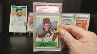 35 card PSA 1960s football card reveal all Green Bay Packers.Christmas 2024 @garygor1960 garygor1960