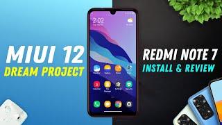 Install MIUI Dream Project 12 on Redmi Note 7 | Android 10 | Xiaomi EU MIUI 12.0.3 Stable Rom