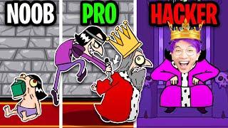 NOOB vs PRO vs HACKER In MURDER!? (Flash Game) *SECRET ENDING UNLOCKED!*