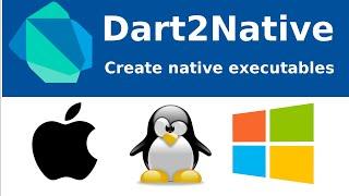 Compile Dart code to a single native binary with dart2native