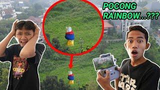 GAWAT! PENAMPAKAN POCONG RAINBOW TARTANGKAP SAAT MAIN DRONE!? | Mikael Family