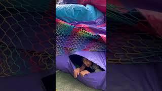 This kid destroyed this bounce house because his brother didn’t want him inside! 