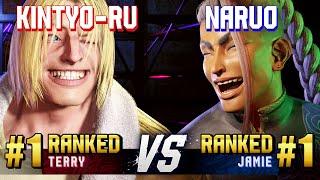 SF6 ▰ KINTYO-RU (#1 Ranked Terry) vs NARUO (#1 Ranked Jamie) ▰ High Level Gameplay