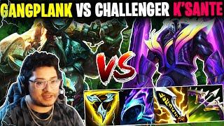 SOLARBACCA Gangplank VS K'sante TOP - NA Challenger