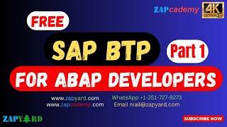 Understanding BTP from a Beginner's Perspective - Part 1Get Started with BTP for ABAP Developers