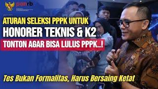 ATURAN PENGANGKATAN HONORER TEKNIS DAN K2 MENJADI PPPK