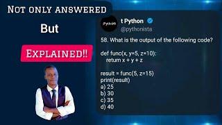 python function with default arguments: explained