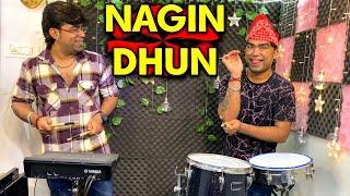 NAGIN DHUN | FULL BASS | DJ MIX | Octapad - Halgi & Roto Cover | Janny Dholi & Chota Magaj