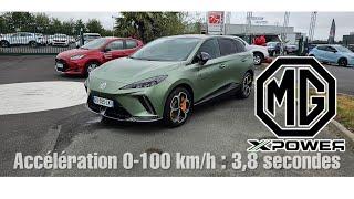 2023 MG4 XPower Accélération 0-100 km/h : 3,8 secondes Transmission : Quatre roues motrices 435ch