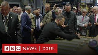 Зеленский Украина "Ғалаба режаси" билан Америкага борди - BBC News O'zbek