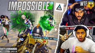 WORLD's MOST IMPOSSIBLE 1vs4 STREAMERS GOT SHOCKED?? ANONY GAMING BEST Moments in PUBG Mobile