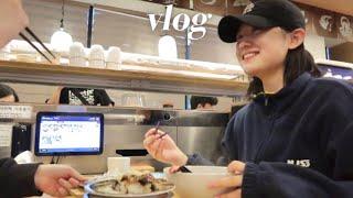 VLOG | Hinnamno Sushi Eating Show with Typhoon  Rhinitis, Delivery Unboxing, Oh My Ghost Poetry