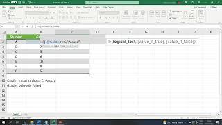 IF Function - Excel in 2 MINUTES - Easy and Simple