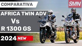 Comparativa Honda Africa Twin Adventure Sports DCT vs BMW R 1300 GS | Opiniones y review en español
