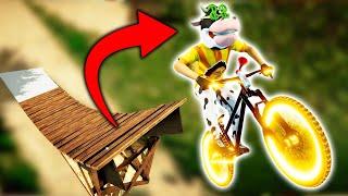 BIKING THE MOST RIDICULOUS RAMPS! (Descenders)