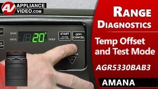 Range / Oven  -  Diagnostic, Error codes & Troubleshooting and how to Adjust oven Temperature