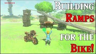 Building RAMPS for the Bike! Xtreme Sport with the Master Cycle Zero in Zelda Breath of the Wild DLC