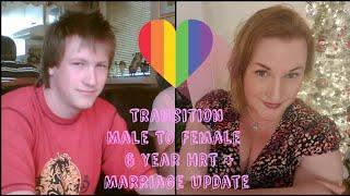 Transition MtF Journey Before and After 6 Years on HRT and Marriage Update!