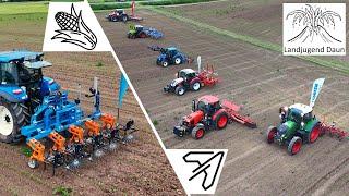 Presentation of hoeing technology in maize | Field evening Landjugend Daun | Berlingen 2024