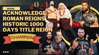 Roman Reigns Universal Championship Title Reign Hits 1000 Days | Every Title Defenses