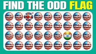 Find the ODD One Out - Flag Edition | Easy, Medium, Hard - 30 Ultimate Levels | Quizzer ODIN