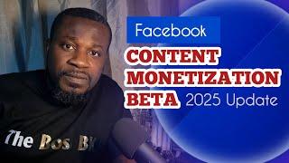 Unlock in-stream ads; Facebook Content Monetization Beta