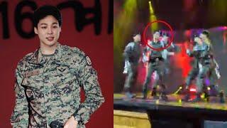 Jimin challenged to dance on stage, his senior's shout surprises the entire division!