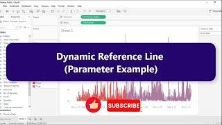 How to change Reference Line dynamically using parameter in Tableau  Parameter use case in Tableau