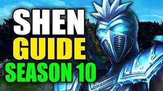 HOW TO PLAY SHEN SEASON 10 - (Best Build, Runes, Playstyle) - S10 Shen Gameplay Guide