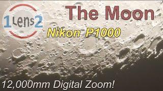 Moon Zoom Up to 12000mm Digital Zoom - Nikon P1000