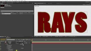 How to color extruded edges of raytraced 3d layers in AE CS6