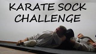 Karate sock challenge!