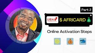 How To Activate UBA Prepaid Card Online Transactions | How To Use UBA AFRI Prepaid Card 