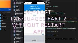 Xamarin Forms Support Languages part 2 Without Restart App