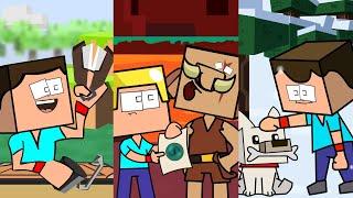 SPEEDRUN MINECRAFT ANIMATION COMPILATION