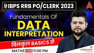 IBPS RRB PO/CLERK 2023 | FUNDAMENTALS OF DATA INTERPRETATION | Part 1 | By Siddharth Srivastava