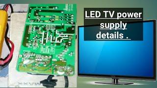 LED TV Power Supply  Details.LED TV Repair Guide. Onida 32" LED TV.SMPS 12volt 5amp.