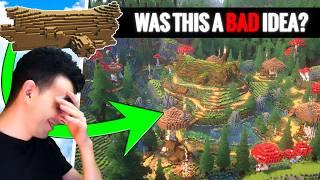 Epic Transformation of "MY BIG LOG" in Minecraft!