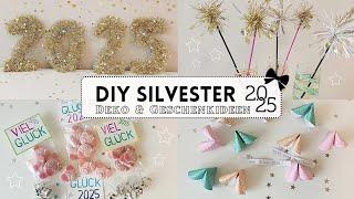 DIY Silvester Bastelideen 2024 |  Deko und Geschenkideen für Silvester basteln | Ronja Ready DIY