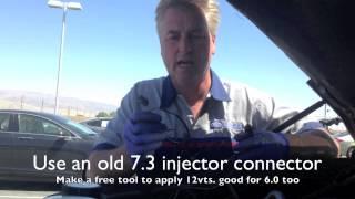 Ford 7.3 powerstroke crank no start due to low icp injection pressure