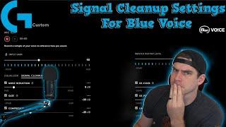 Logitech G Hub - Blue Voice - Signal Cleanup Settings