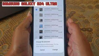 How to change a photo from heic to jpg on Samsung Galaxy S24 Ultra