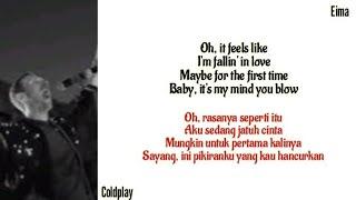 Coldplay - feelslikeimfallinginlove | (LIRIK TERJEMAHAN INDO) | HAN,ENG,ROMAN