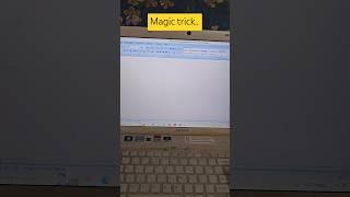 Ms Word Magic trick..  @TechSymbol #shorts #magictricksvideos #computertricks