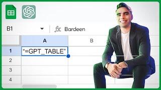 How to Use ChatGPT in Google Sheets (Full Tutorial)