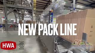 Chandler Automation: Automated Pack Line for Harris Woolf